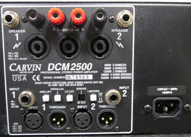 Carvin DCM2500-E - фото 4