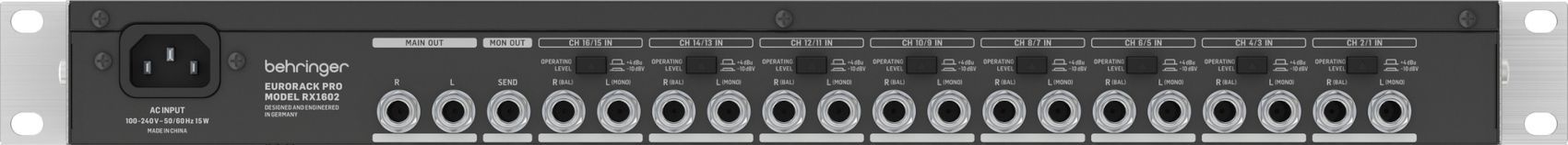 Behringer RX1602FX V2 - фото 4