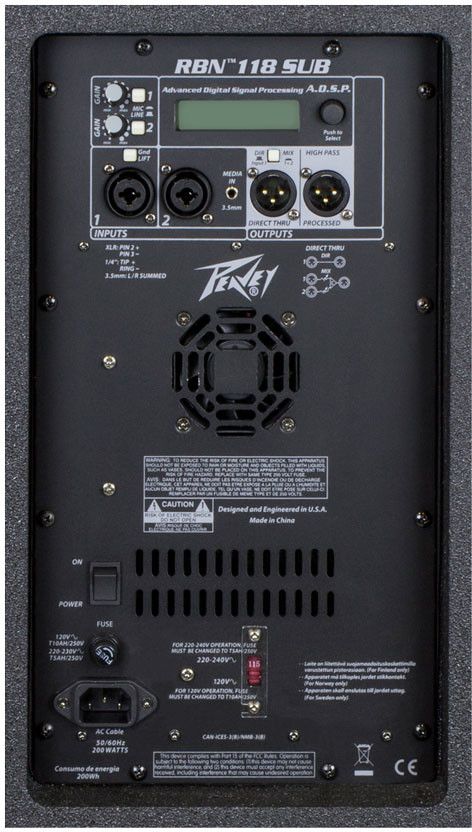 Peavey RBN 118 Sub - фото 5