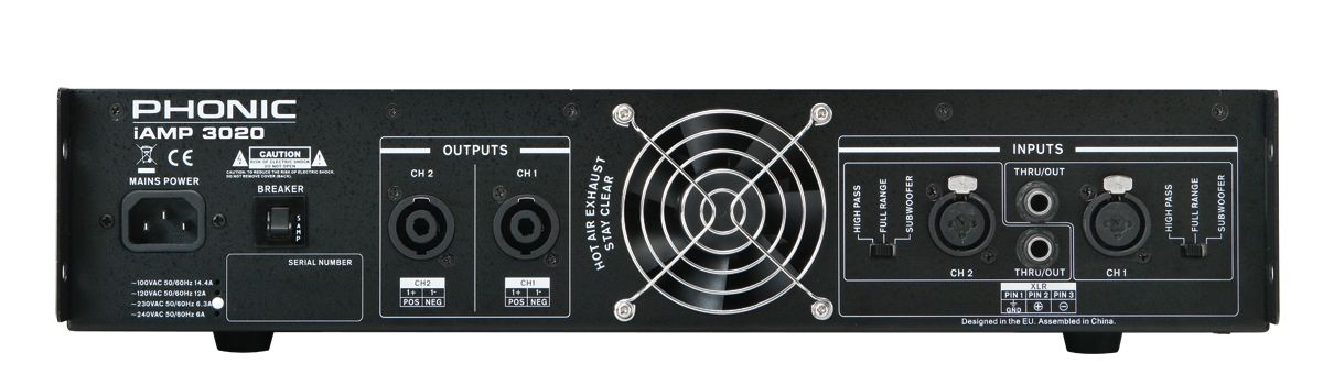 Phonic iAMP 3020 DSP - фото 2