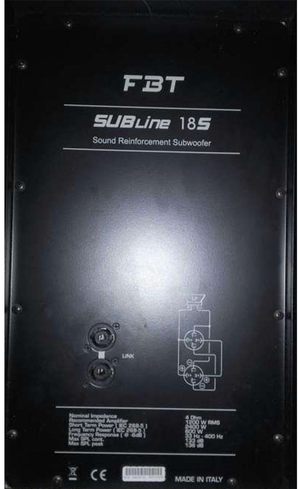 FBT SUBLINE18S - фото 3