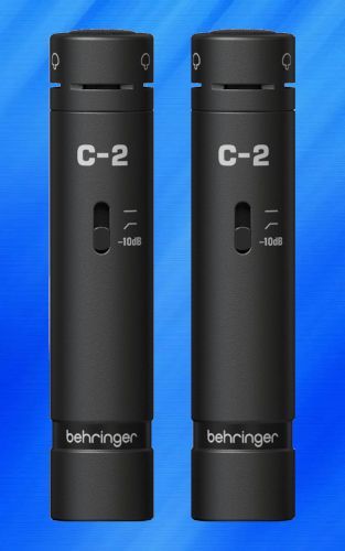 Behringer обновили классическую стереопару микрофонов C-2! Теперь новинка доступна в цвете DARK EDITION!