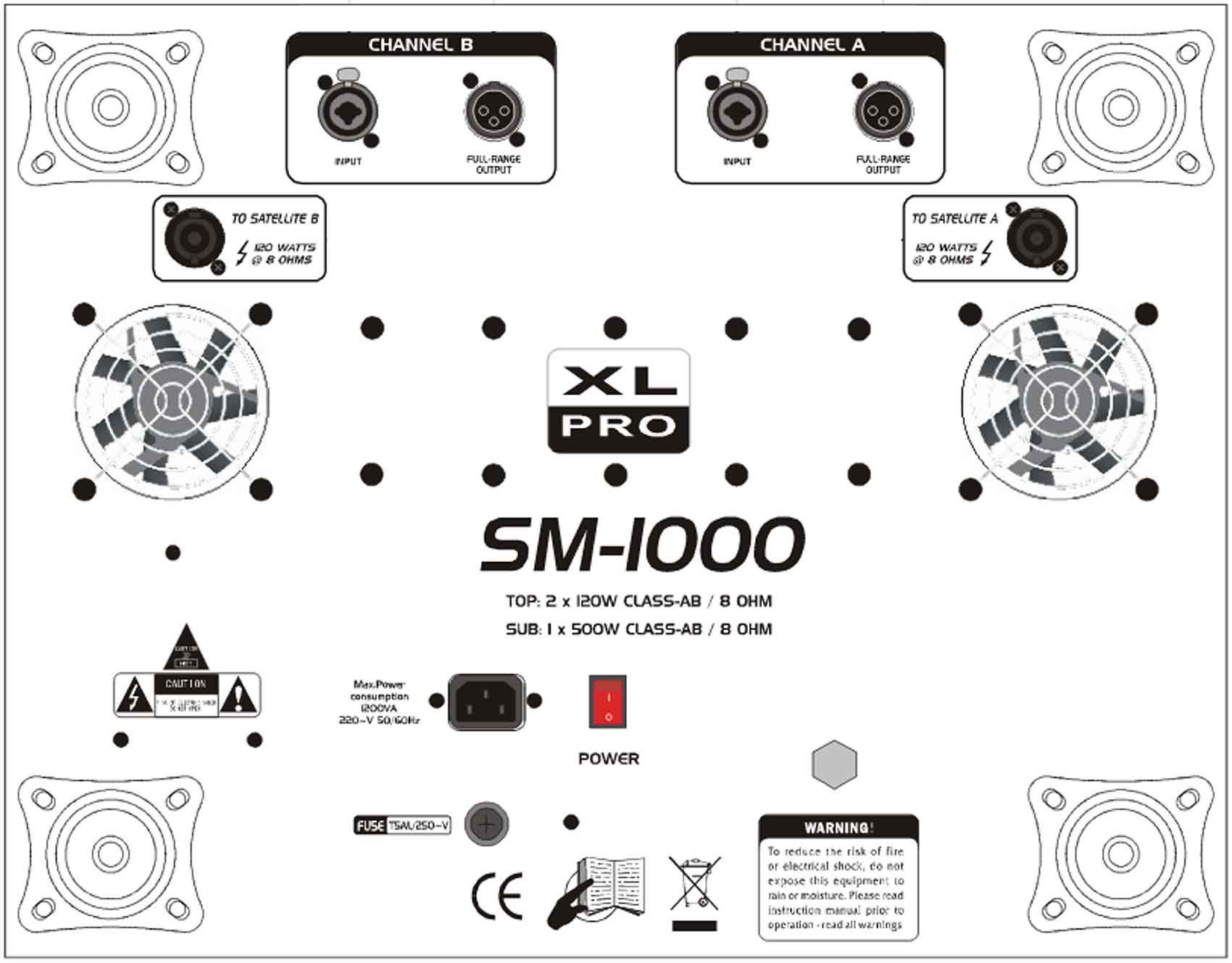 Xline SM-1000 Sub - фото 2