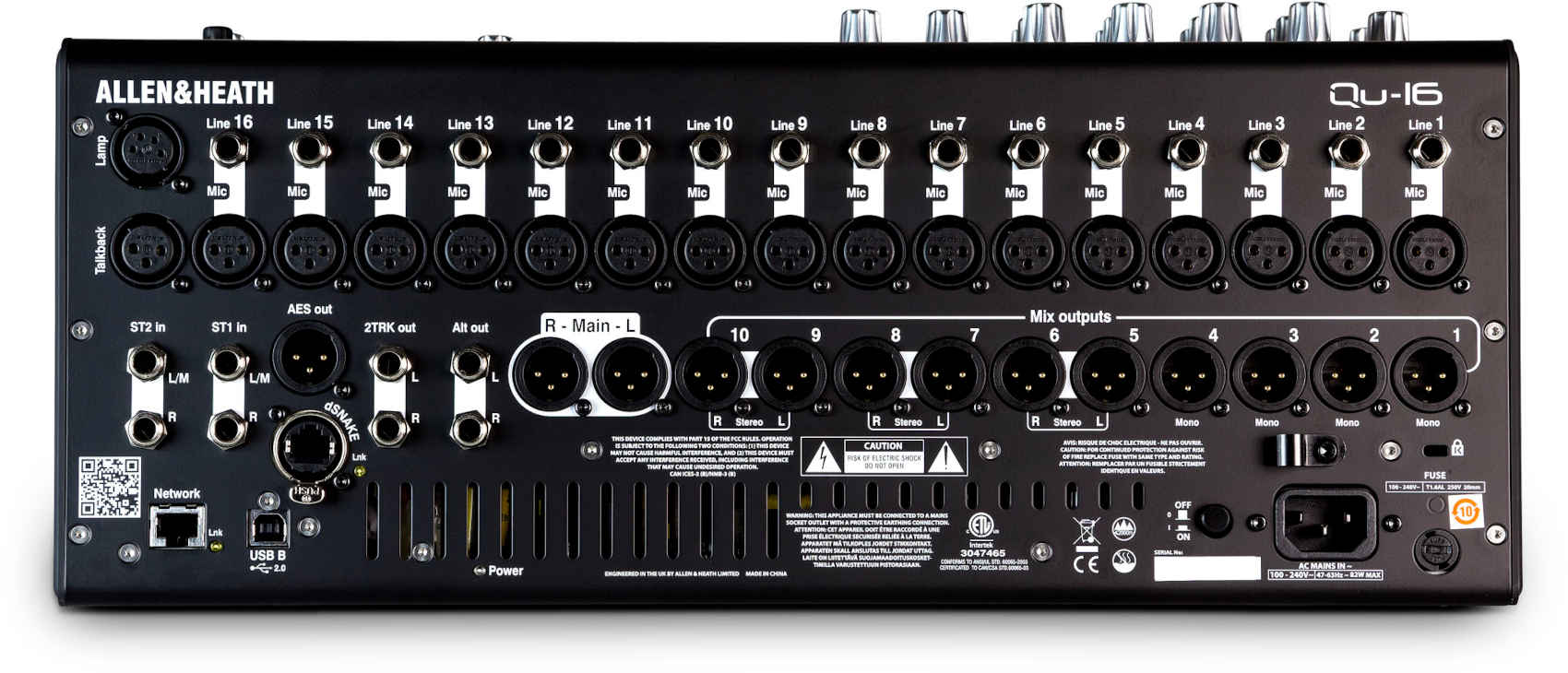 Allen&Heath Qu-16 - фото 7