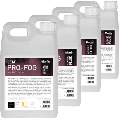 Martin Jem Pro-Fog Fluid, 4 x 2.5L