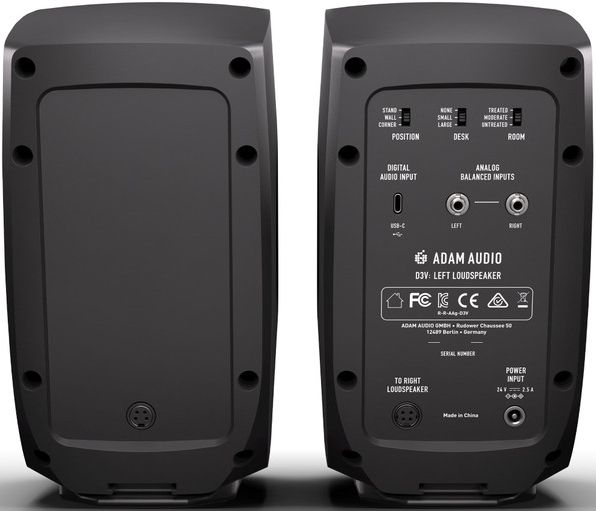 Adam Audio D3V Black - фото 2