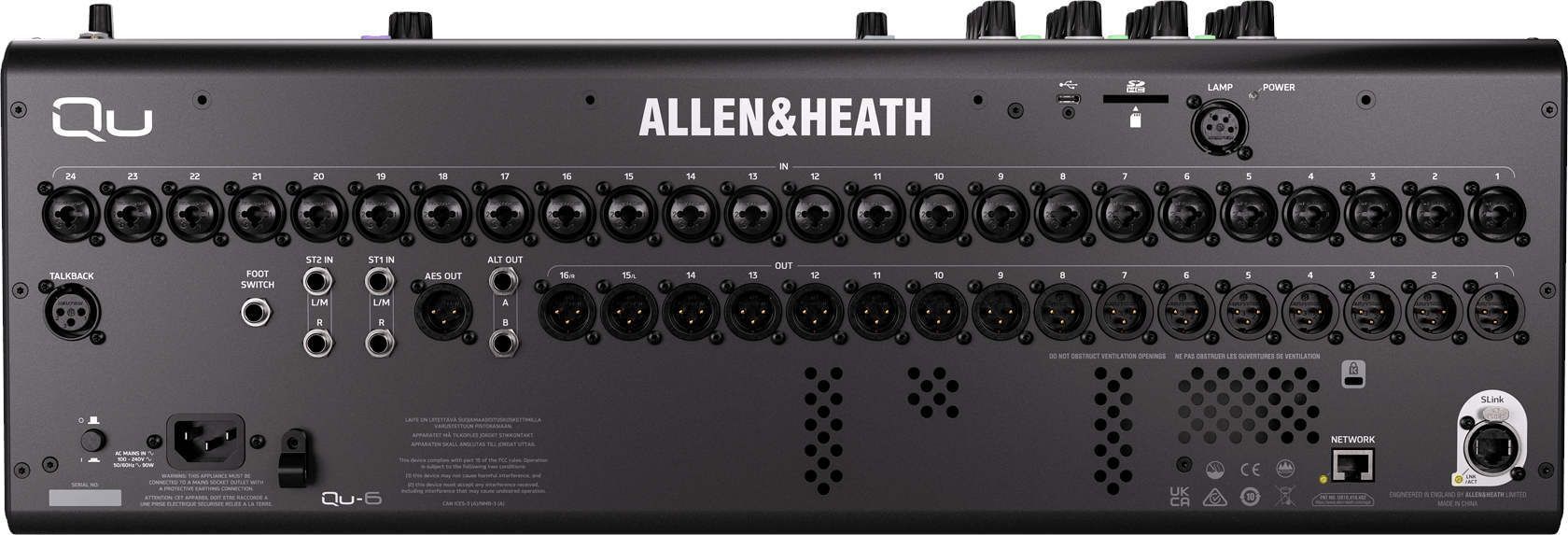 Allen&Heath QU-6 Console - фото 4