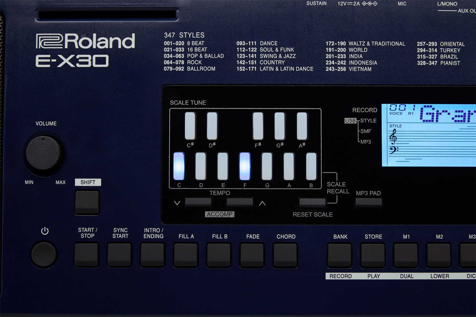 Roland E-X30 - фото 11