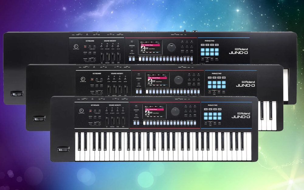 Roland пополнили свое семейство синтезаторов для профессионалов моделями JUNO-D6, D7, D8!