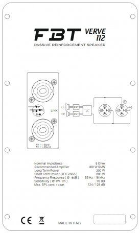 FBT Verve 112 - фото 3