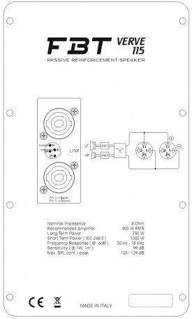 FBT Verve 115 - фото 3