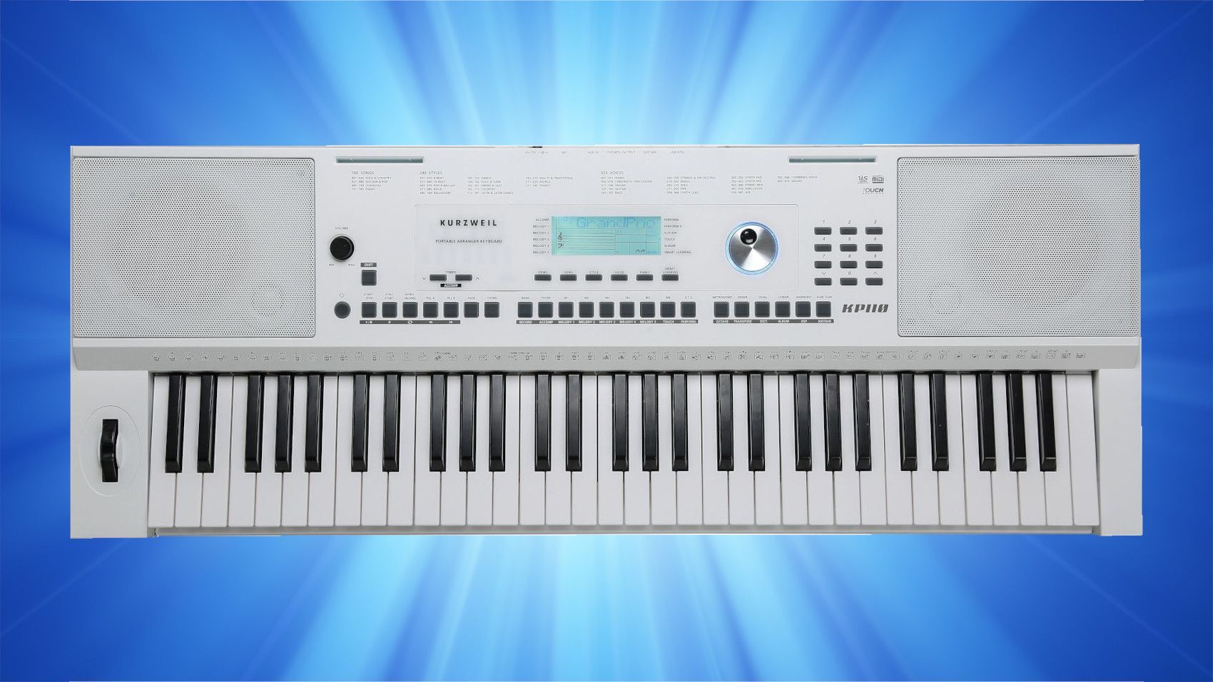 Новое цветовое решение от Kurzweil - синтезатор KP110 в белом цвете!