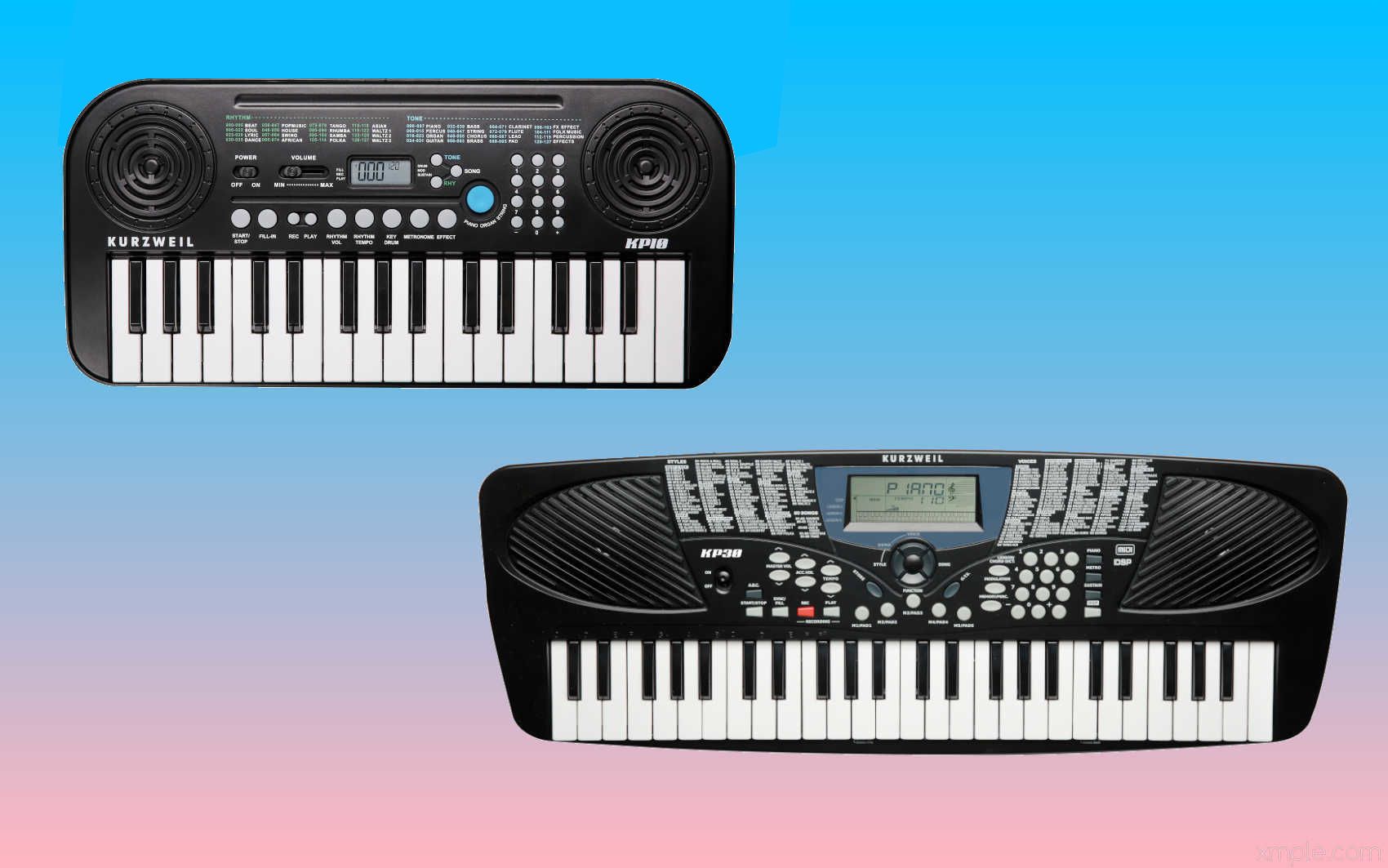 Новинки от Kurzweil детские синтезаторы KP10 и KP30