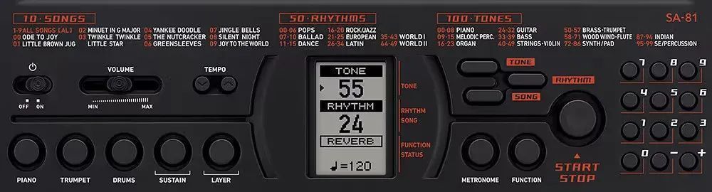 Casio SA-81 - фото 3