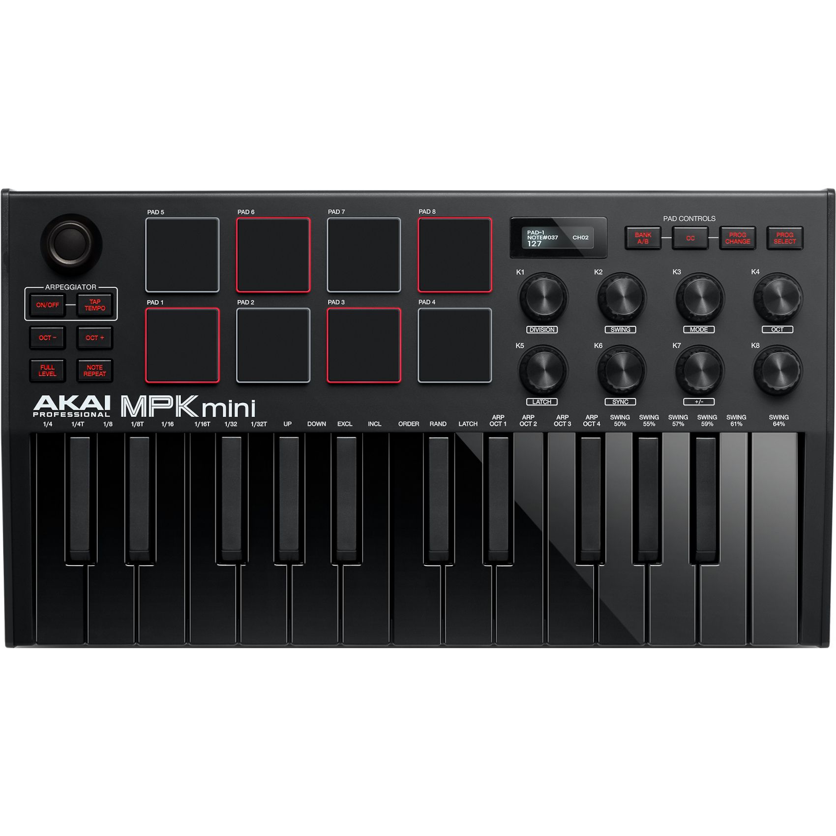 Миди клавиатура Akai MPK Mini: обзор, характеристики, отзывы