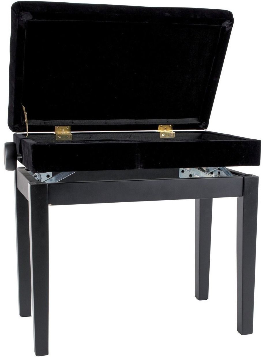 Gewa 130510 Piano bench Deluxe Compartment Black highgloss - фото 2