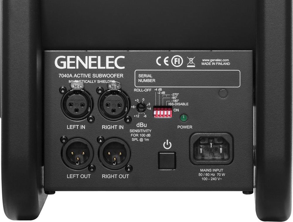 Genelec 7040APM Subwoofer 7040A black - фото 5