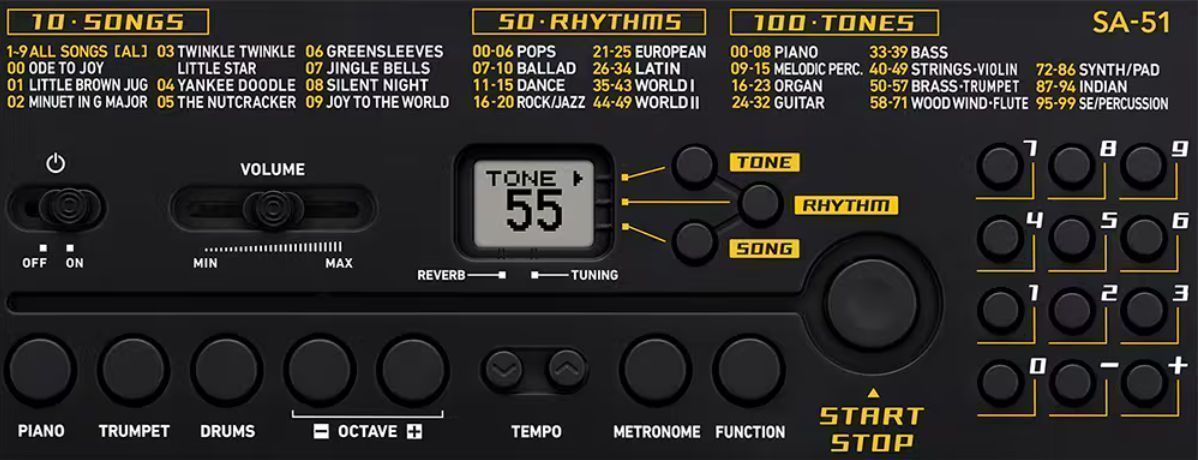 Casio SA-51 - фото 4