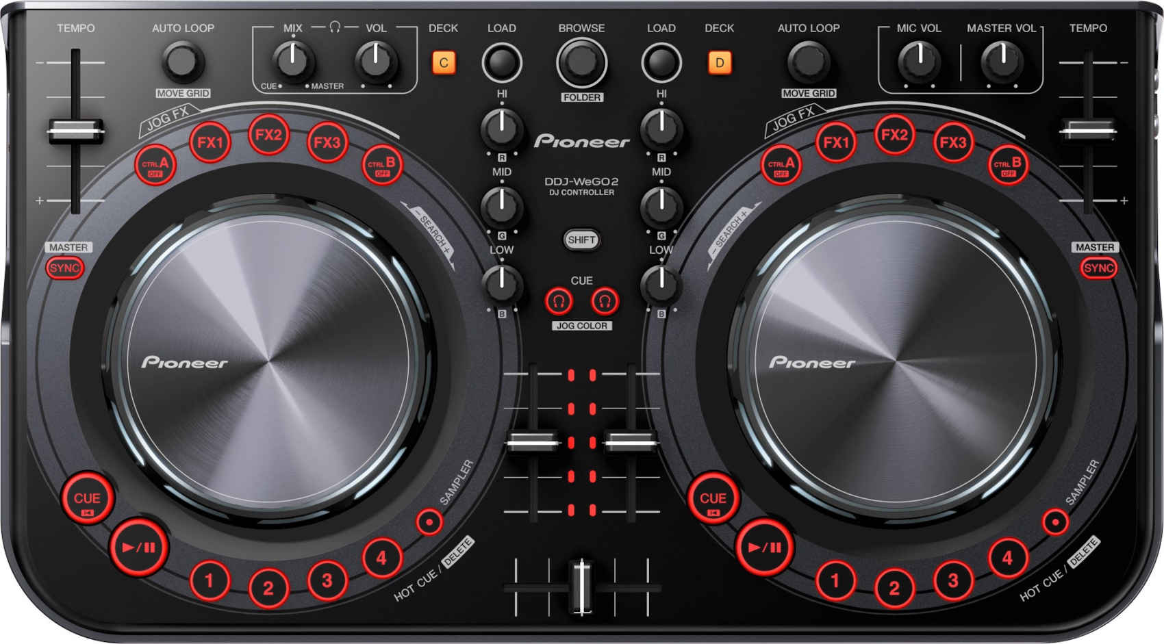 Pioneer DDJ-WEGO2-K - фото 2