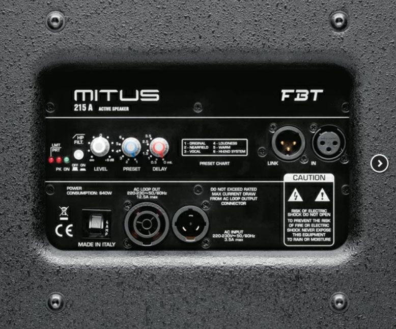 FBT MITUS 215A - фото 3