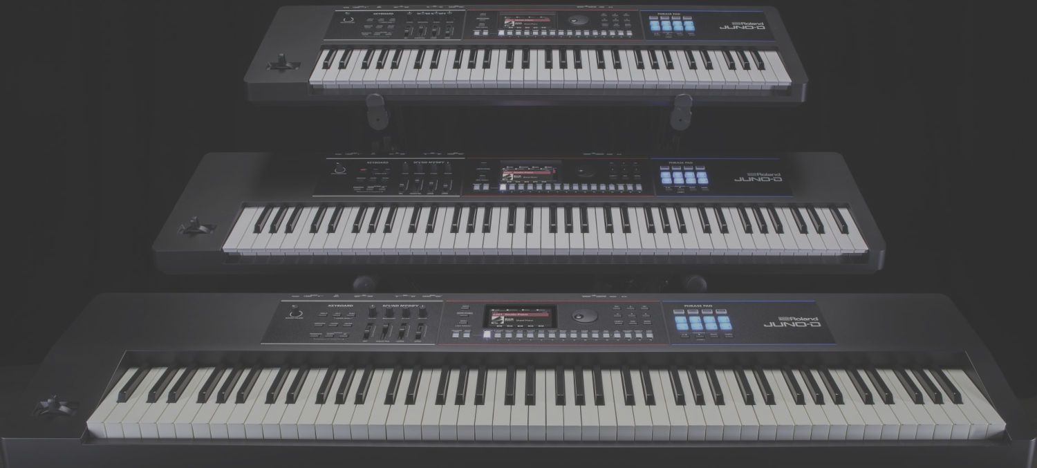 Roland пополнили свое семейство синтезаторов для профессионалов моделями JUNO-D6, D7, D8!
