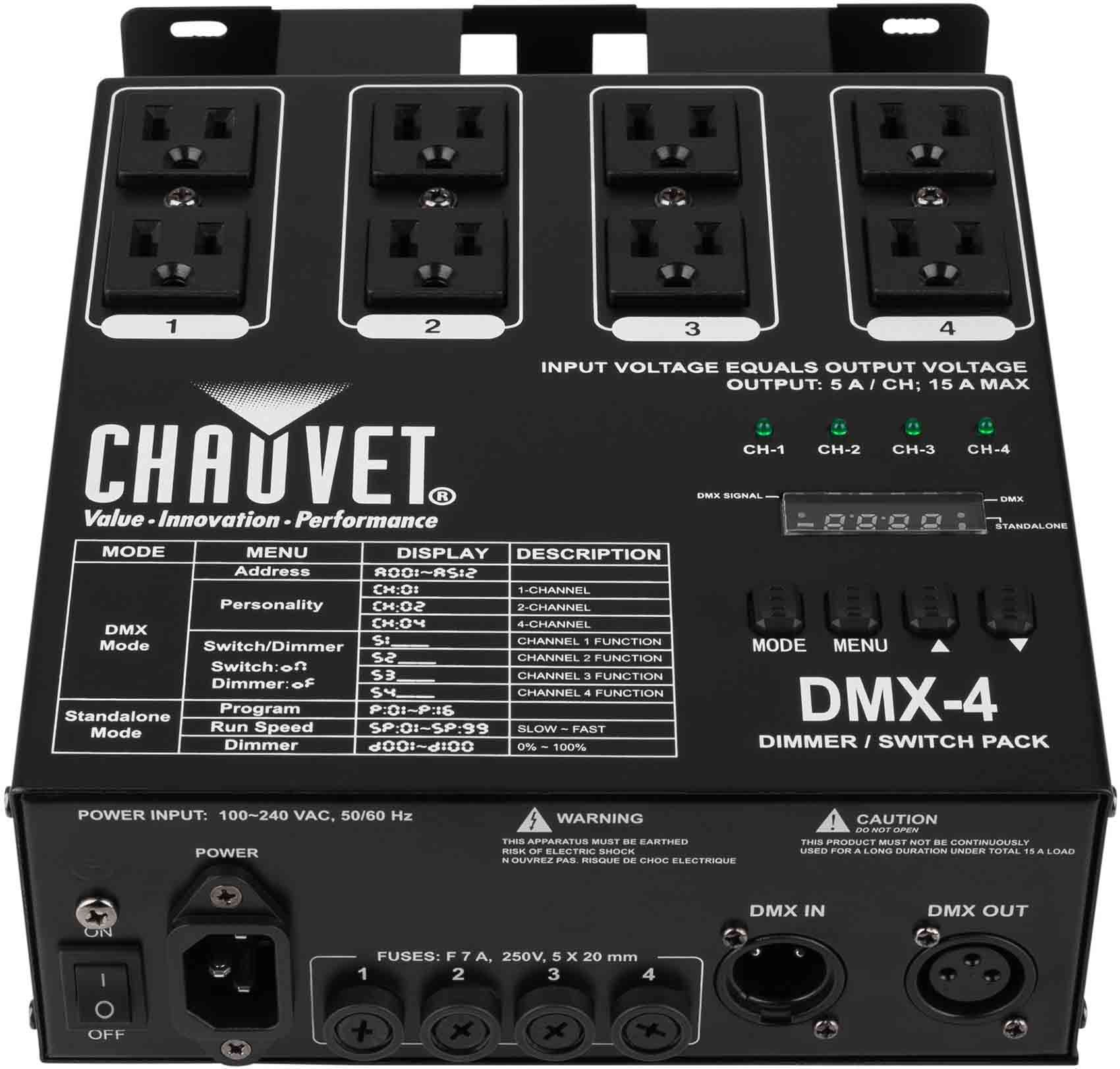 Chauvet-DJ DMX-4 - фото 3