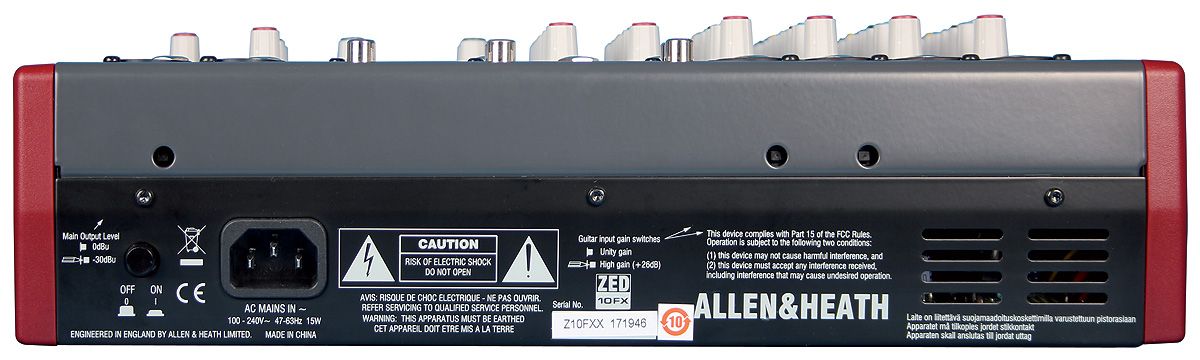 Allen&Heath ZED-10 - фото 4