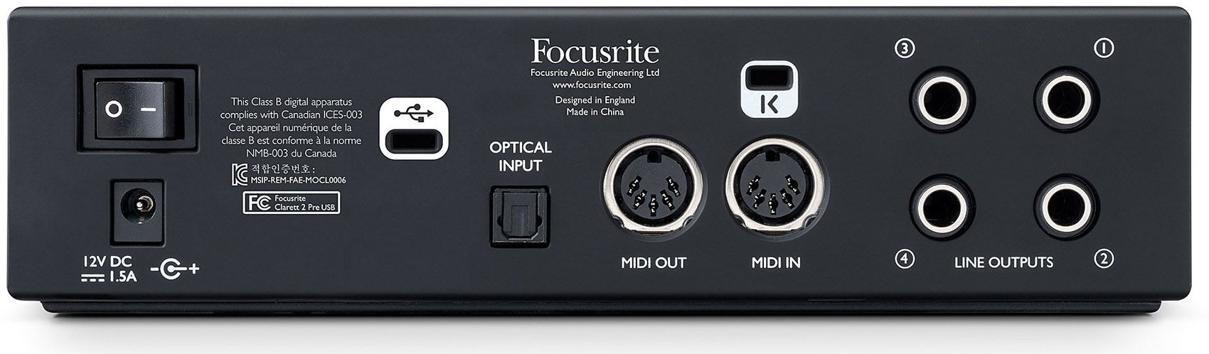 Focusrite Clarett 2Pre USB - фото 3