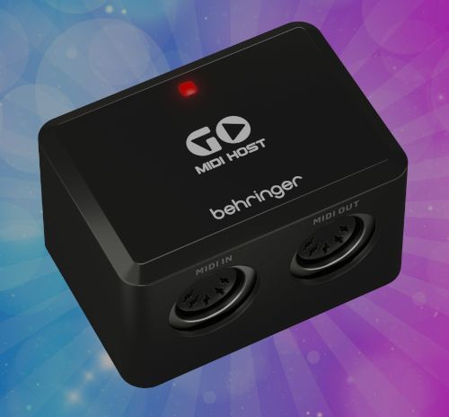 Ни в студии, ни дома Вам не обойтись без аудиоинтерфейса Behringer GO MIDI HOST!