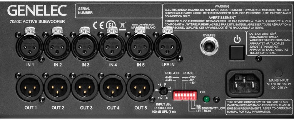 Genelec 7050CPM Subwoofer 7050C black - фото 4