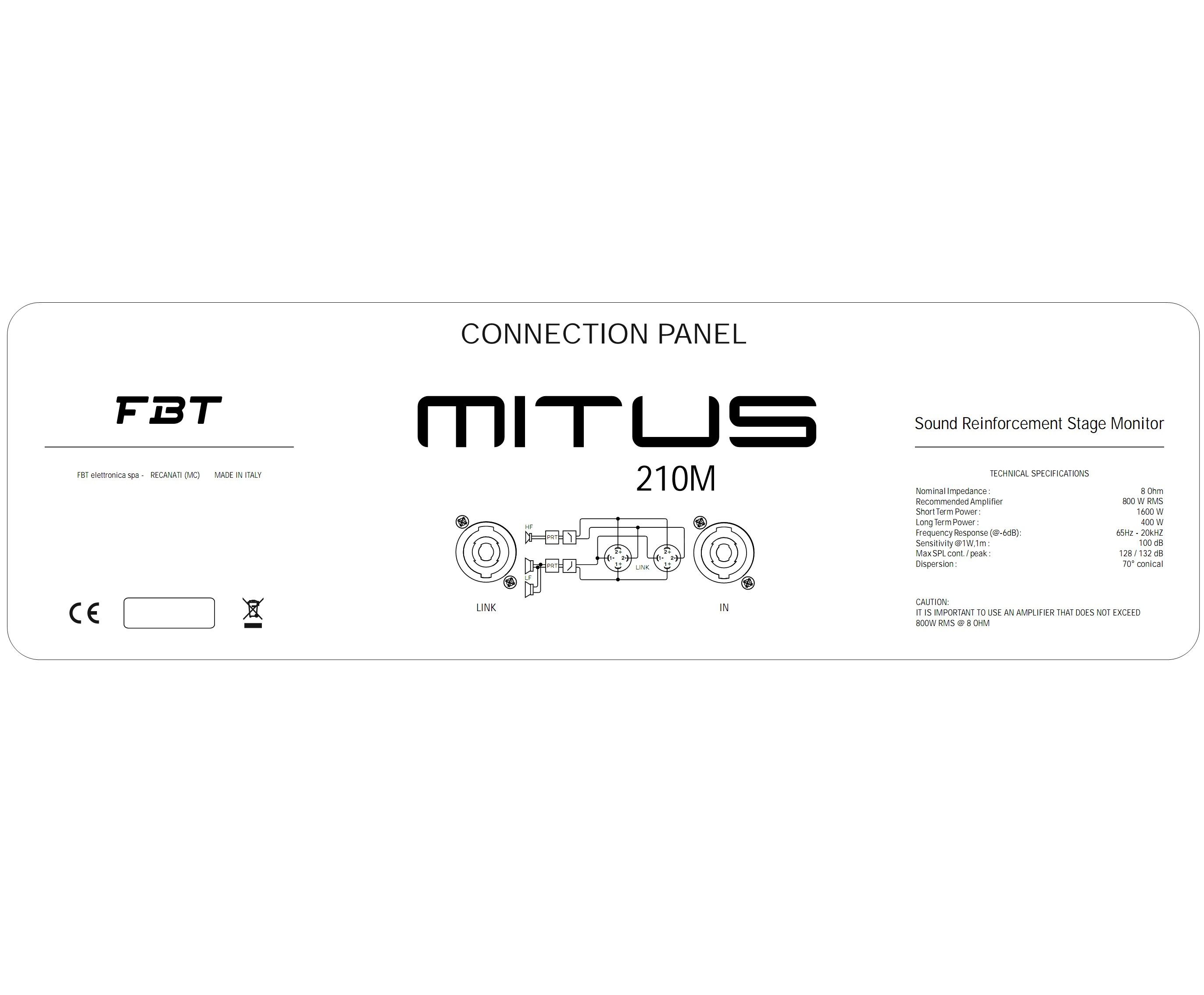 FBT Mitus 210M - фото 2