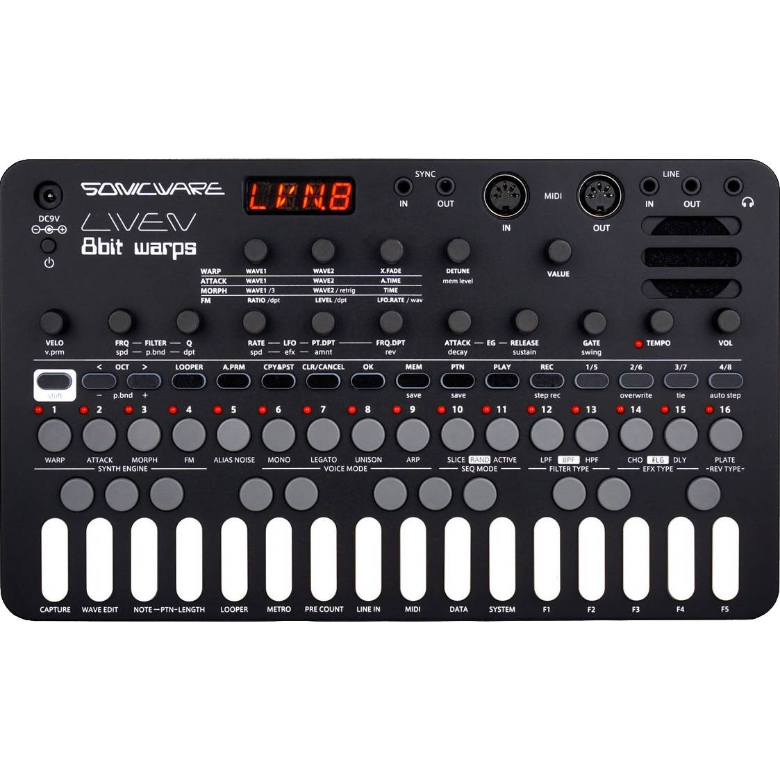 Sonicware LIVEN 8bit warps