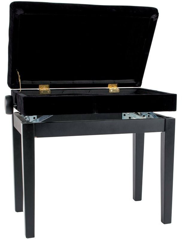 Gewa 130500 Piano bench Deluxe Compartment Black matt - фото 2