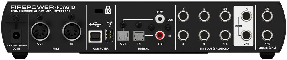 Behringer FCA610 - фото 3